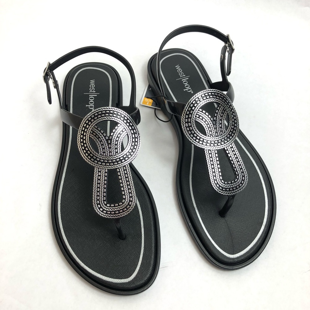 West Loop Women’s T-Strap Ankle Buckle Sandals